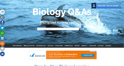 Desktop Screenshot of biology-questions-and-answers.com